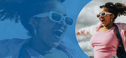 Woman standing outside