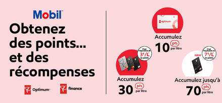 Gagnez des points. Obtenez des avantages